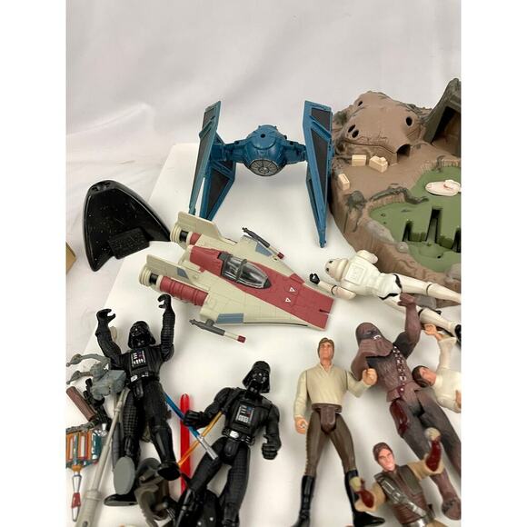 VTG Star Wars 1990s Action Figures Kenner Ships Micro Machines Lot Bundle - Picture 9 of 16
